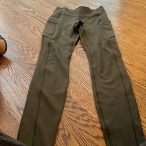 Lululemon Size 4 Dark Olive leggings
